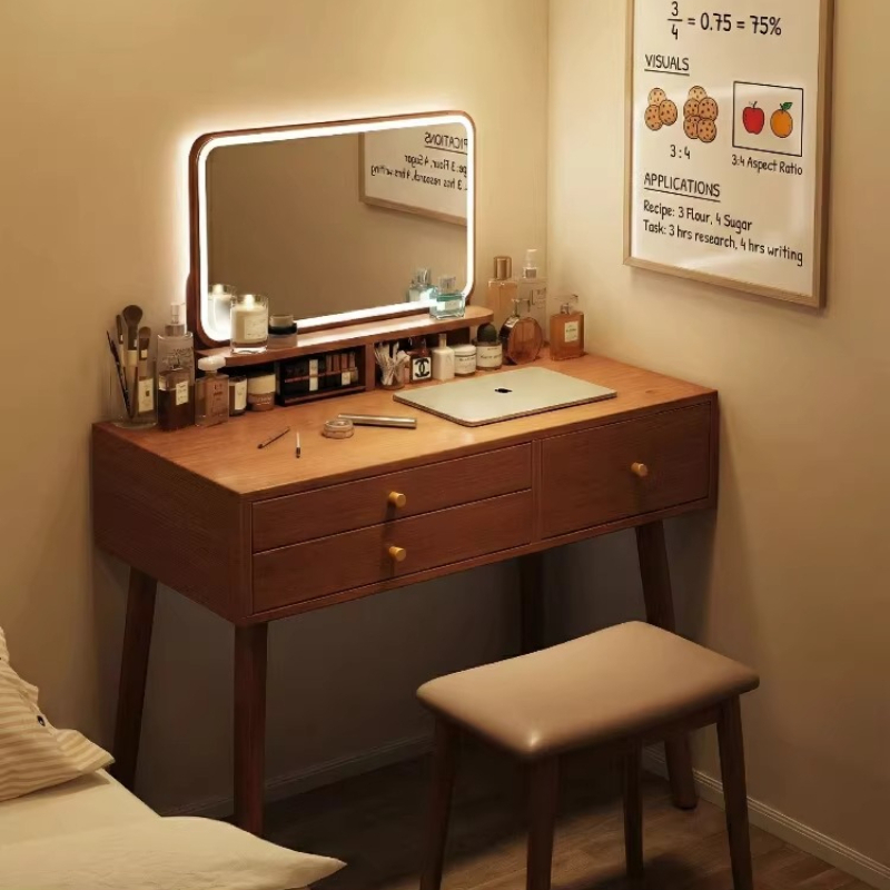 โต๊ะเครื่องแป้งสไตล์วินเทจกลาง - Beauty Without Makeup บทวิจารณ์และราคา