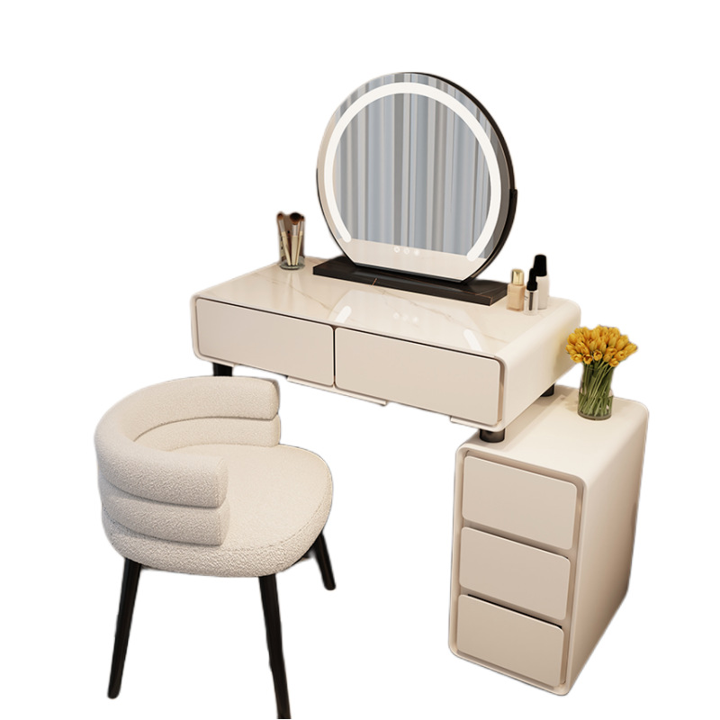 โต๊ะเครื่องแป้งไม้สไตล์โมเดิร์ - Beauty Makeup Vanity Set บทวิจารณ์และราคา